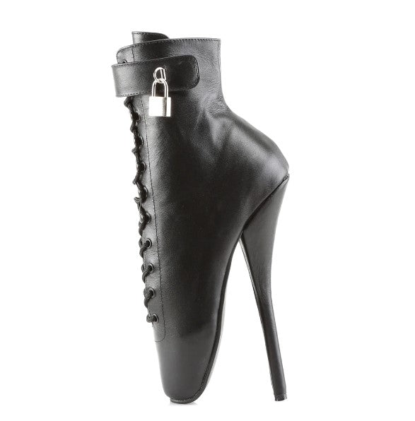 Devious Ballet-1025 Leather -Black-UK 11