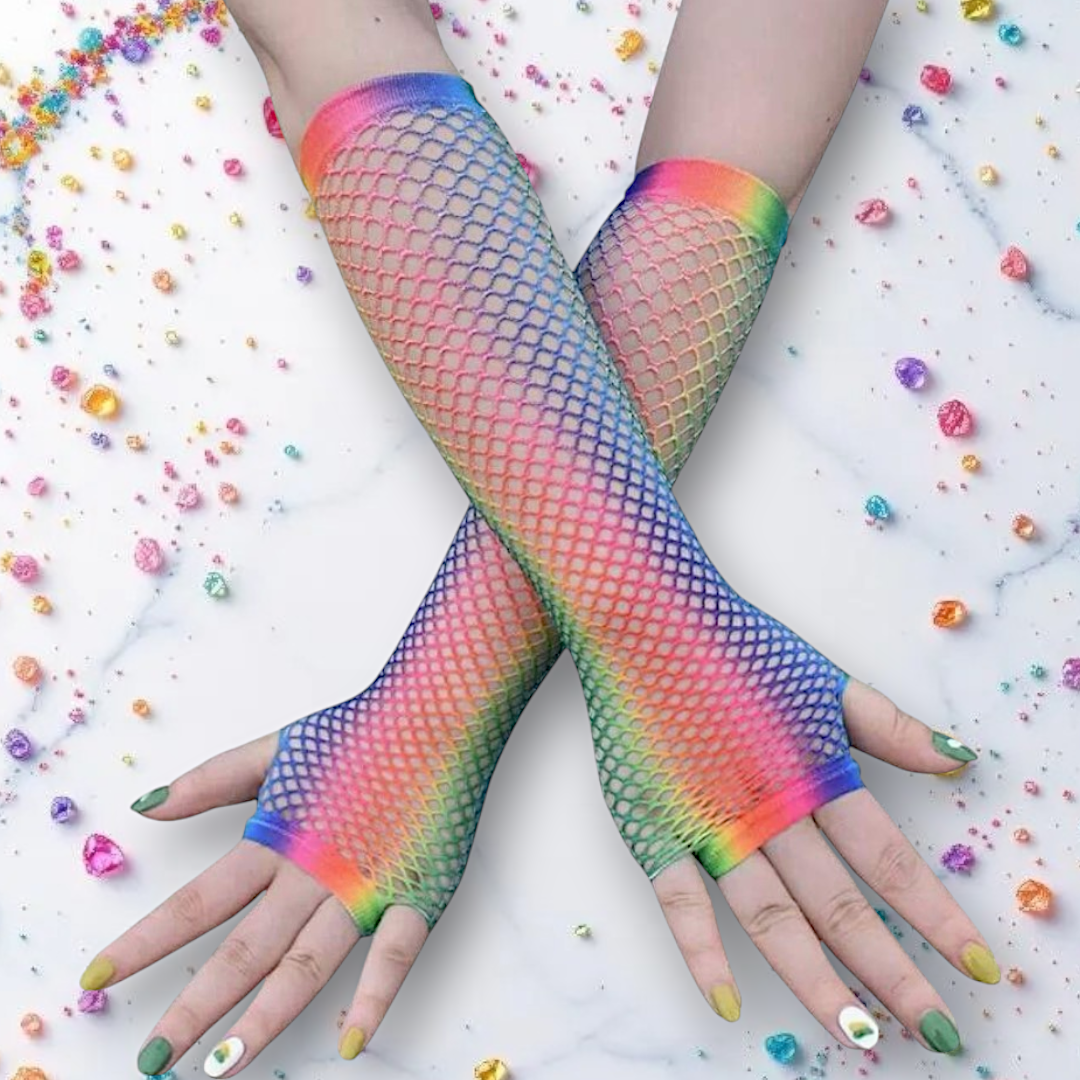 Fantasy Fishnet Elbow Length Glove