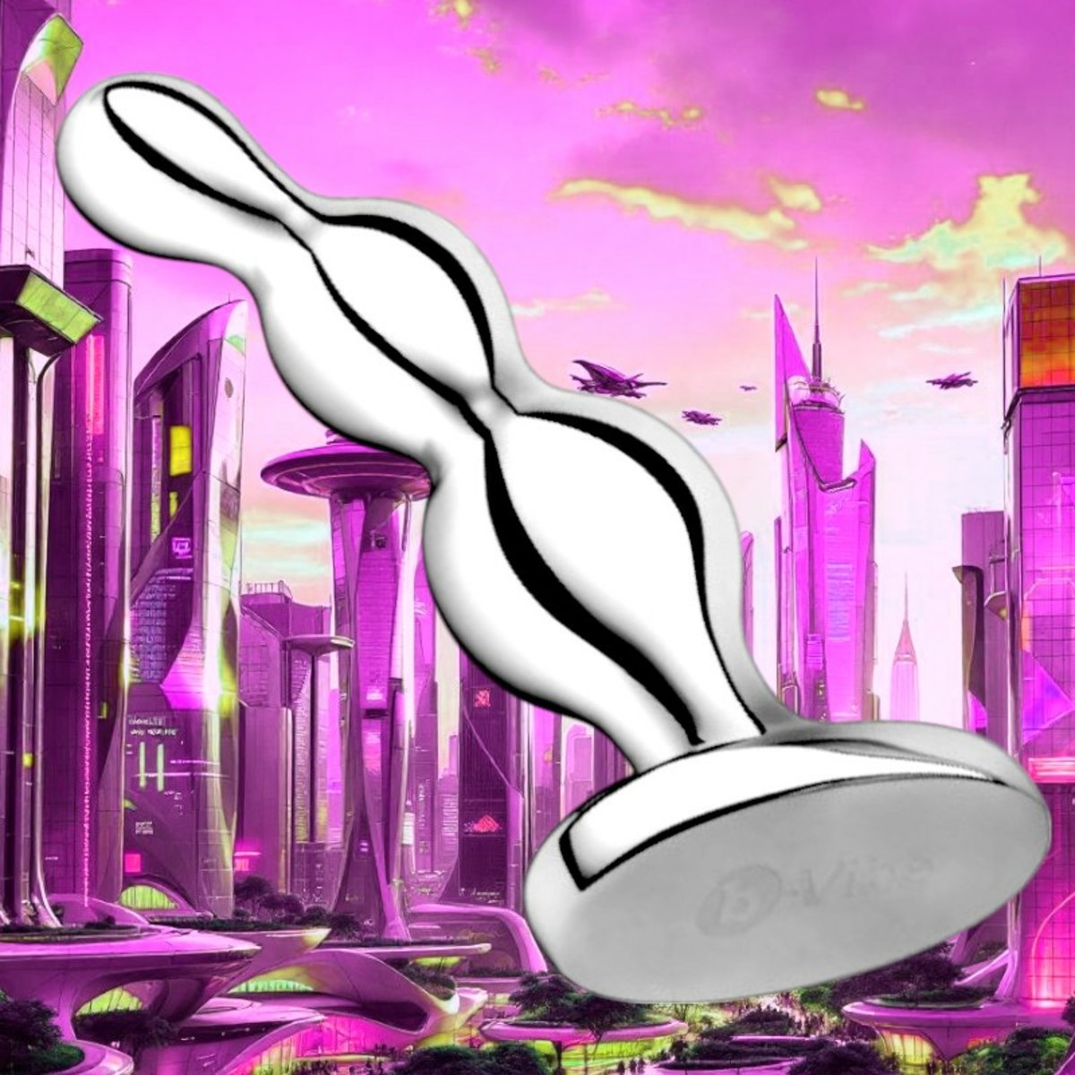 B-Vibe Stainless Steel Anal Beads