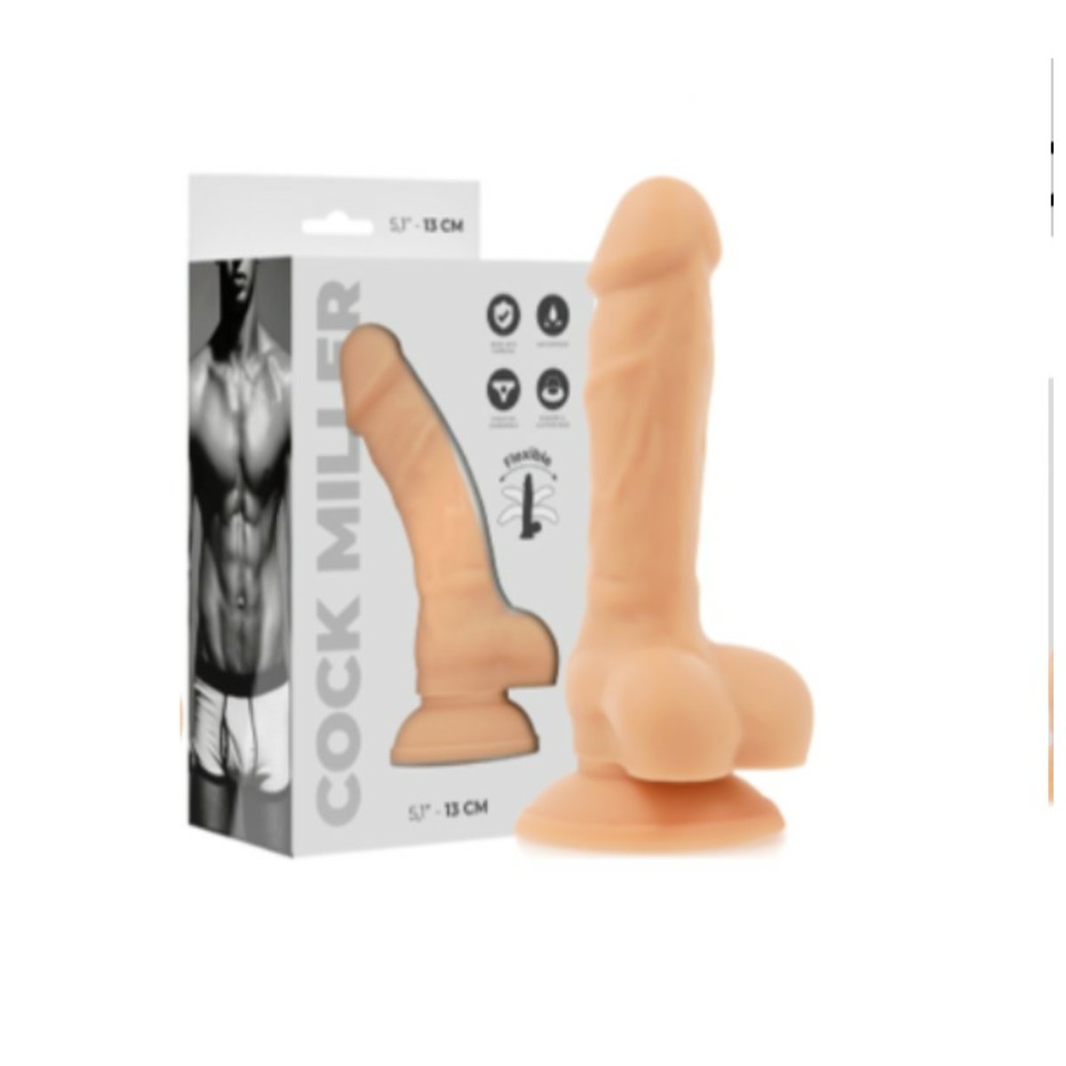 Cock Miller Silicone Density Articulated Cocksil 13cm