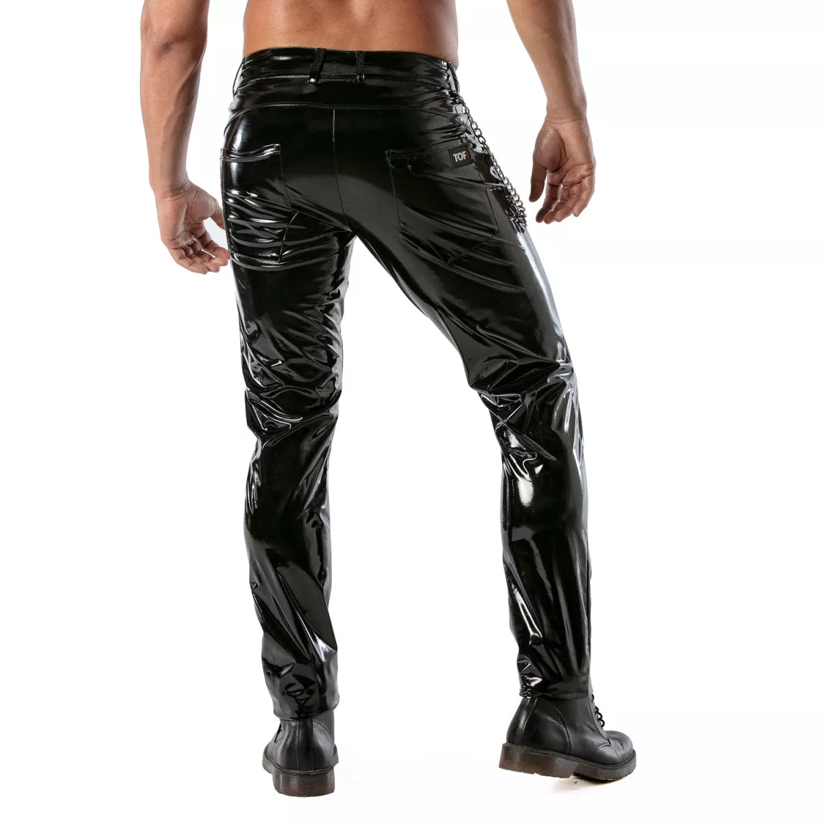 TOF Vinyl Jeans Black