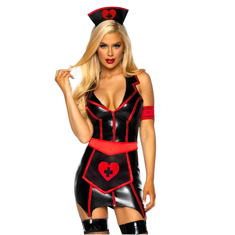 Vinyl Naughty Nurse Dress