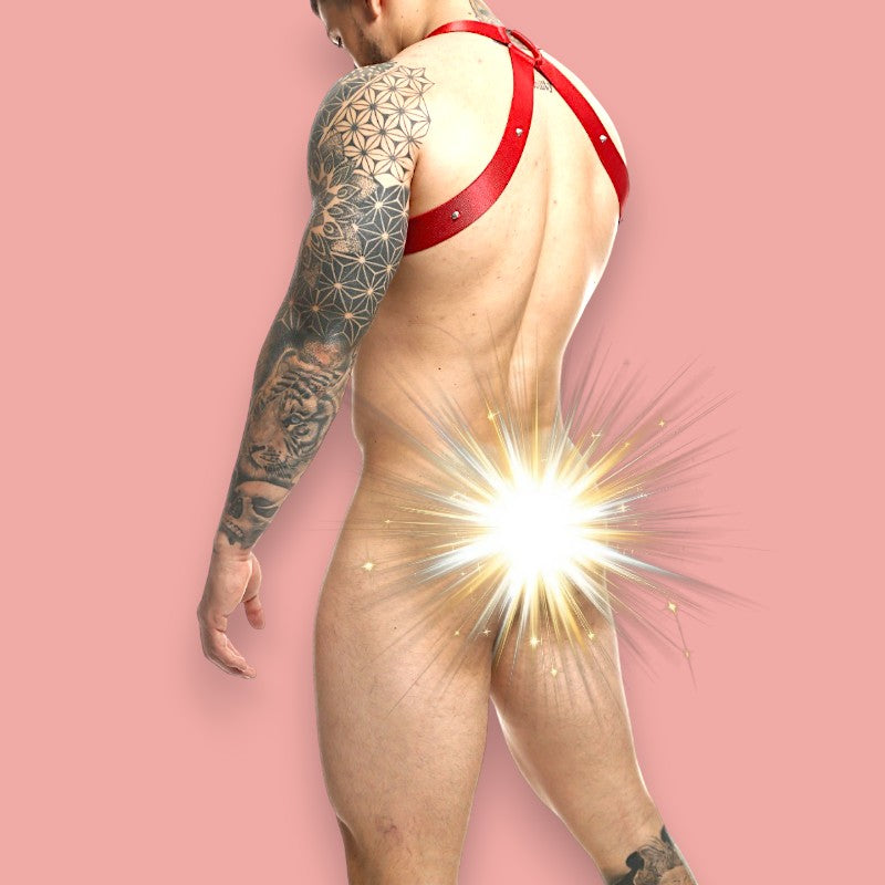 DNGEON Crossback Harness Red