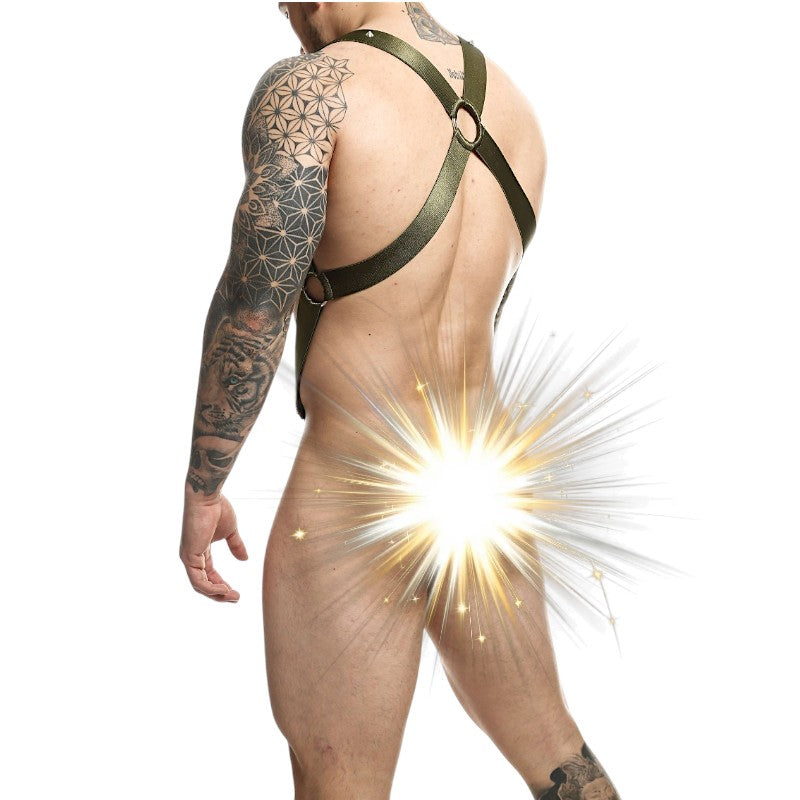 DNGEON Crossback Harness Green