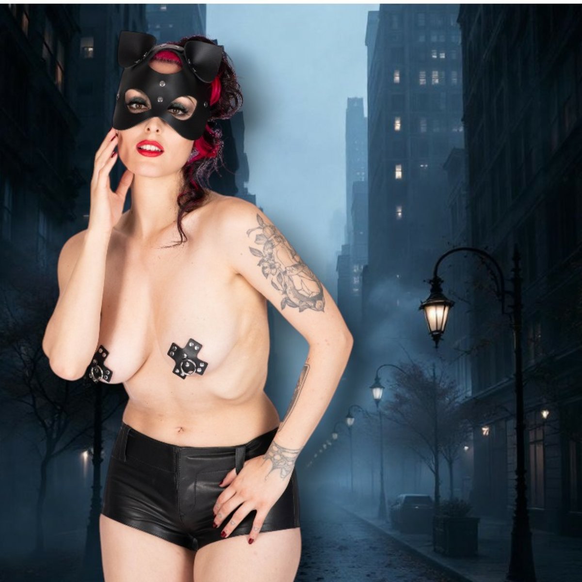 Kitty Mouse Mask