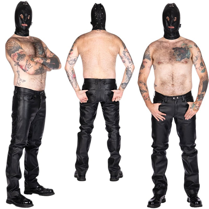 Liberation-X Male Leather Jeans
