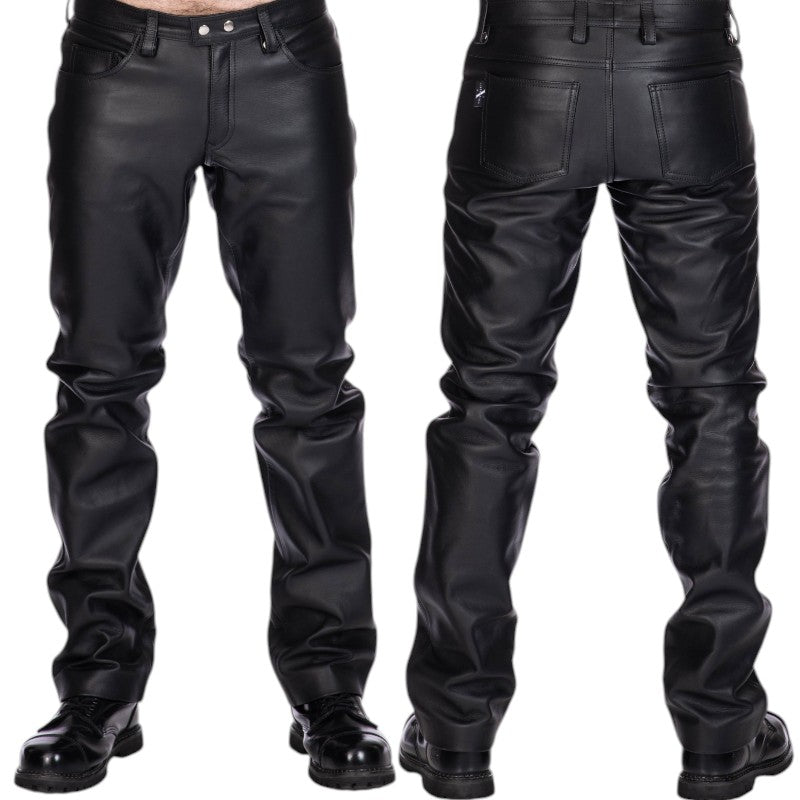 Liberation-X Male Leather Jeans