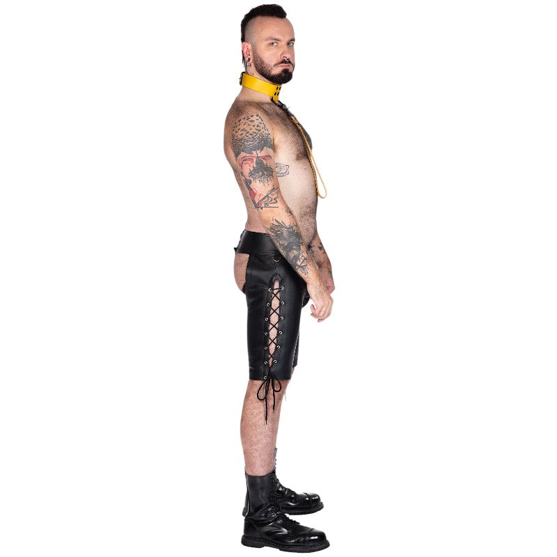 Liberation-X Knee Length Laced Leather Chaps