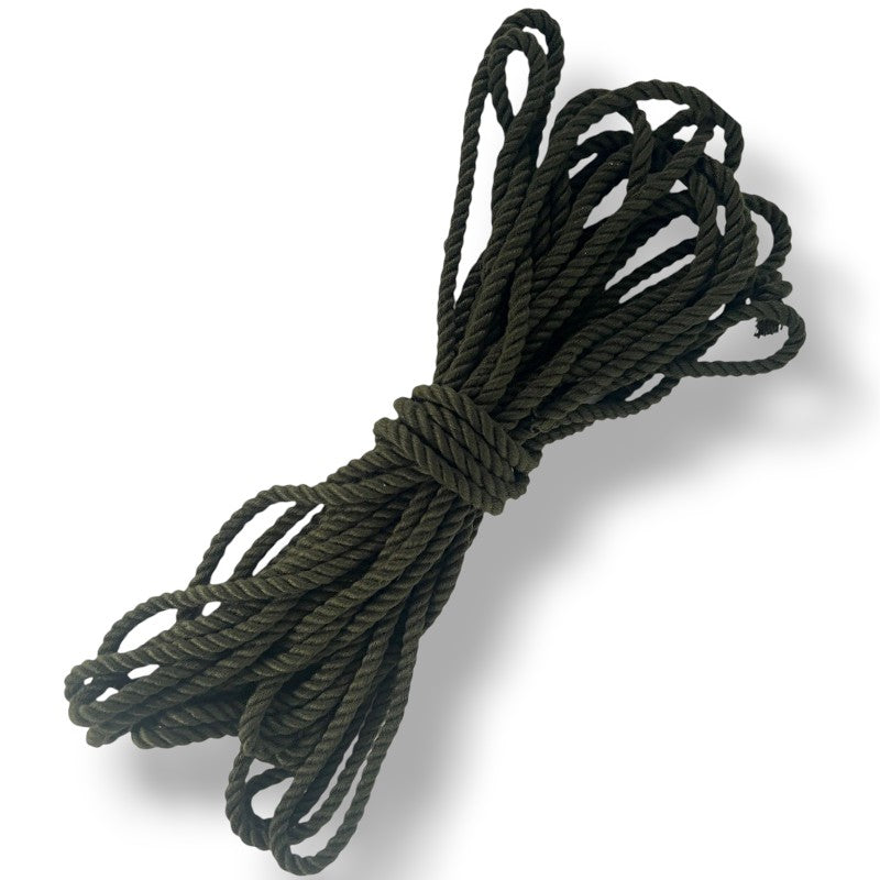 6mm Olive Green Polycotton Rope 10mts