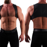 Cropped Leather Waistcoat