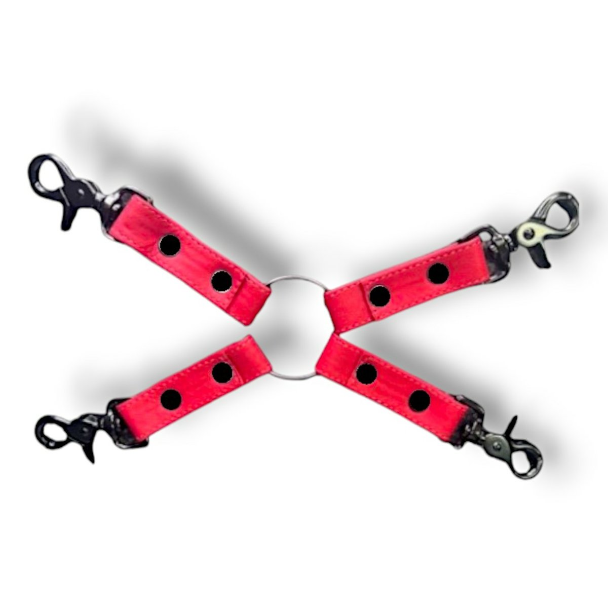Soft Leather Four Strap Snap Hook Tether M2O