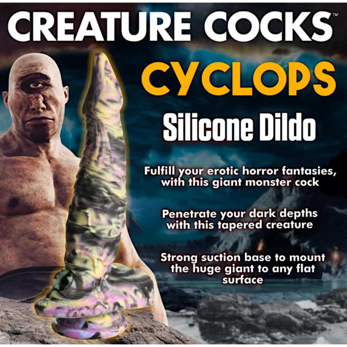 Creature Cocks Cyclops Monster Silicone Dildo