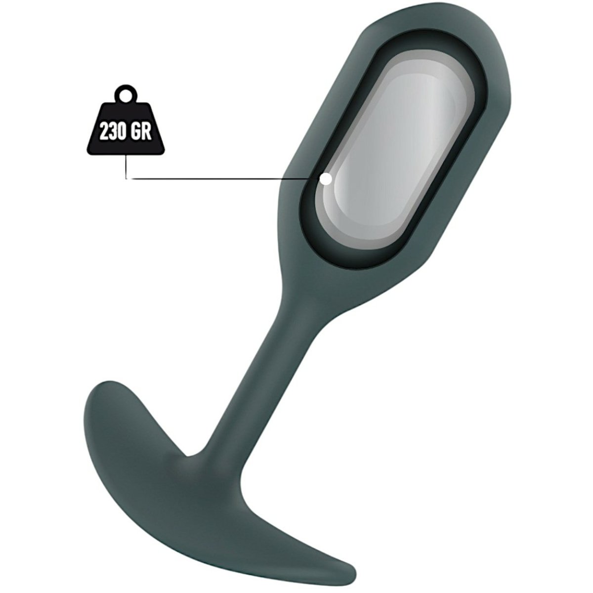 Buttocks The Champ Weighted Butt Plug 230Gr.