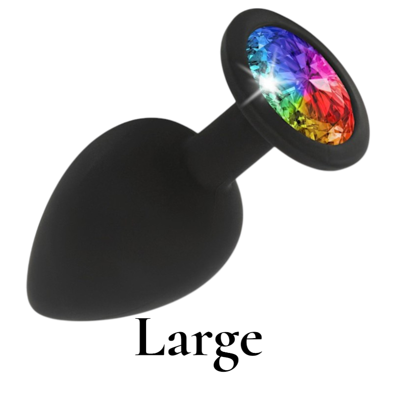 ToyJoy  Rainbow Butt Plug Large