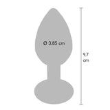 Toy Joy Anal Play Disco Diamond Plug Large Metal