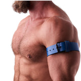 Leather Armband Blue