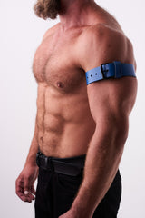 Leather Armband Blue