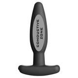 ElectraStim Silicone Noir Rocker Butt Plug - Medium