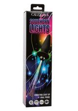 Southern Lights Vibrating Light Up Anal Probe Black
