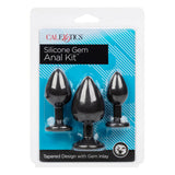 *Cal Exotics Silicone Gem Anal Kit Butt Plug