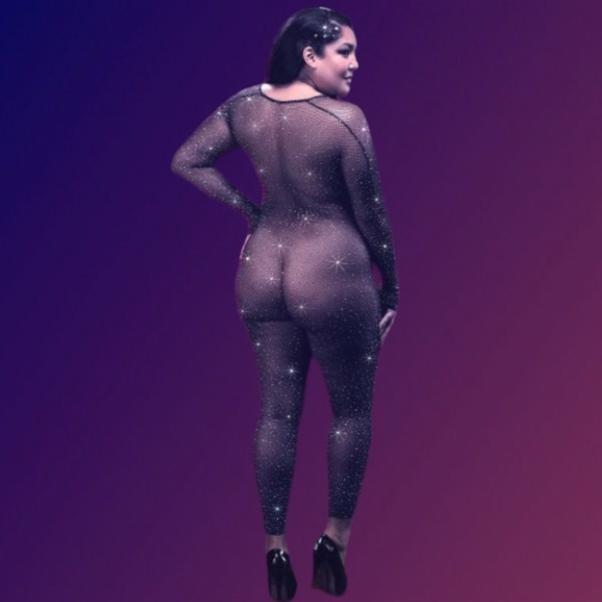 Crotchless Bodystocking Plus