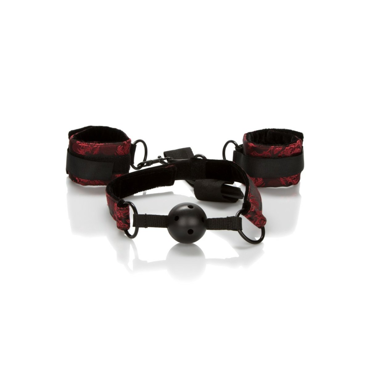 Scandal Breathable Ball Gag With Cuff