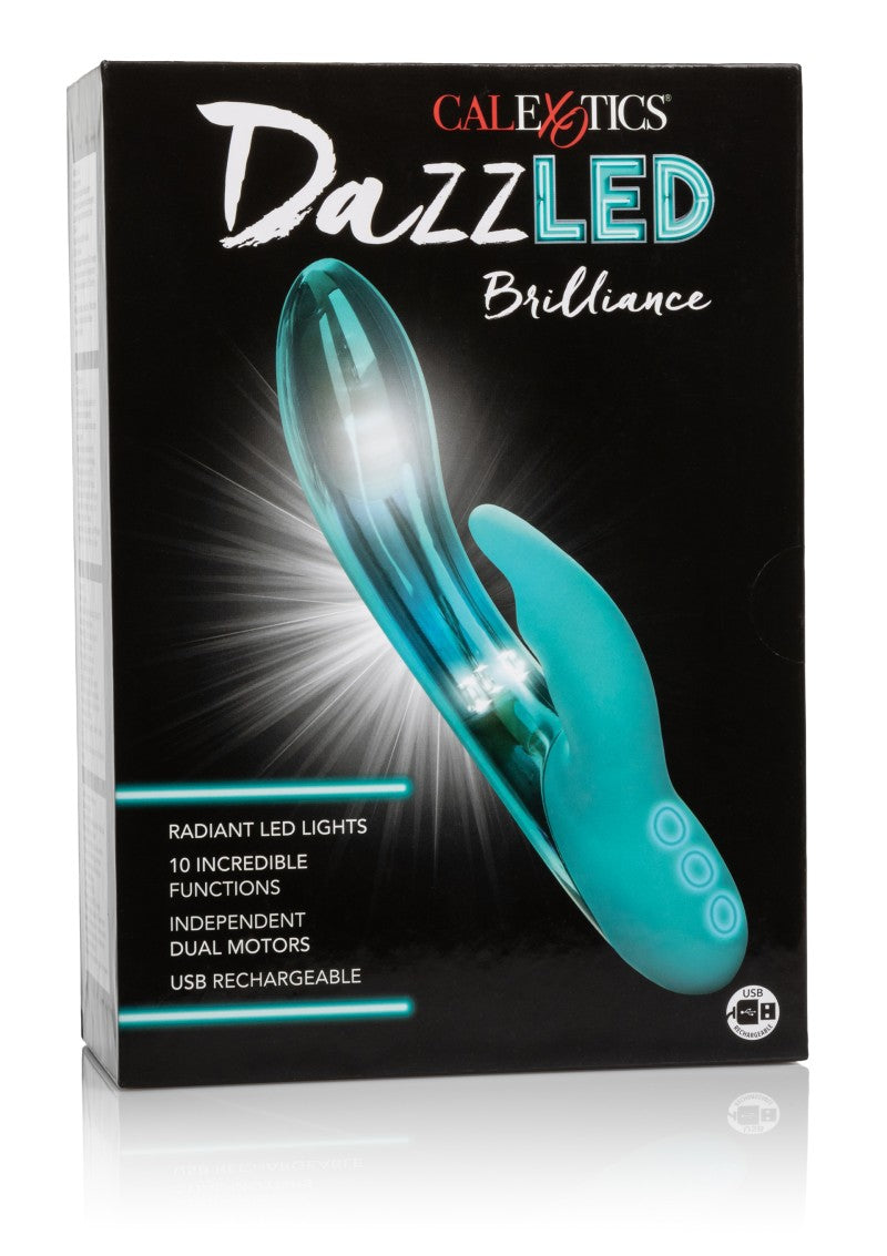 Dazz Led Brilliance Rabbit Vibrator Mint Cal Exotics