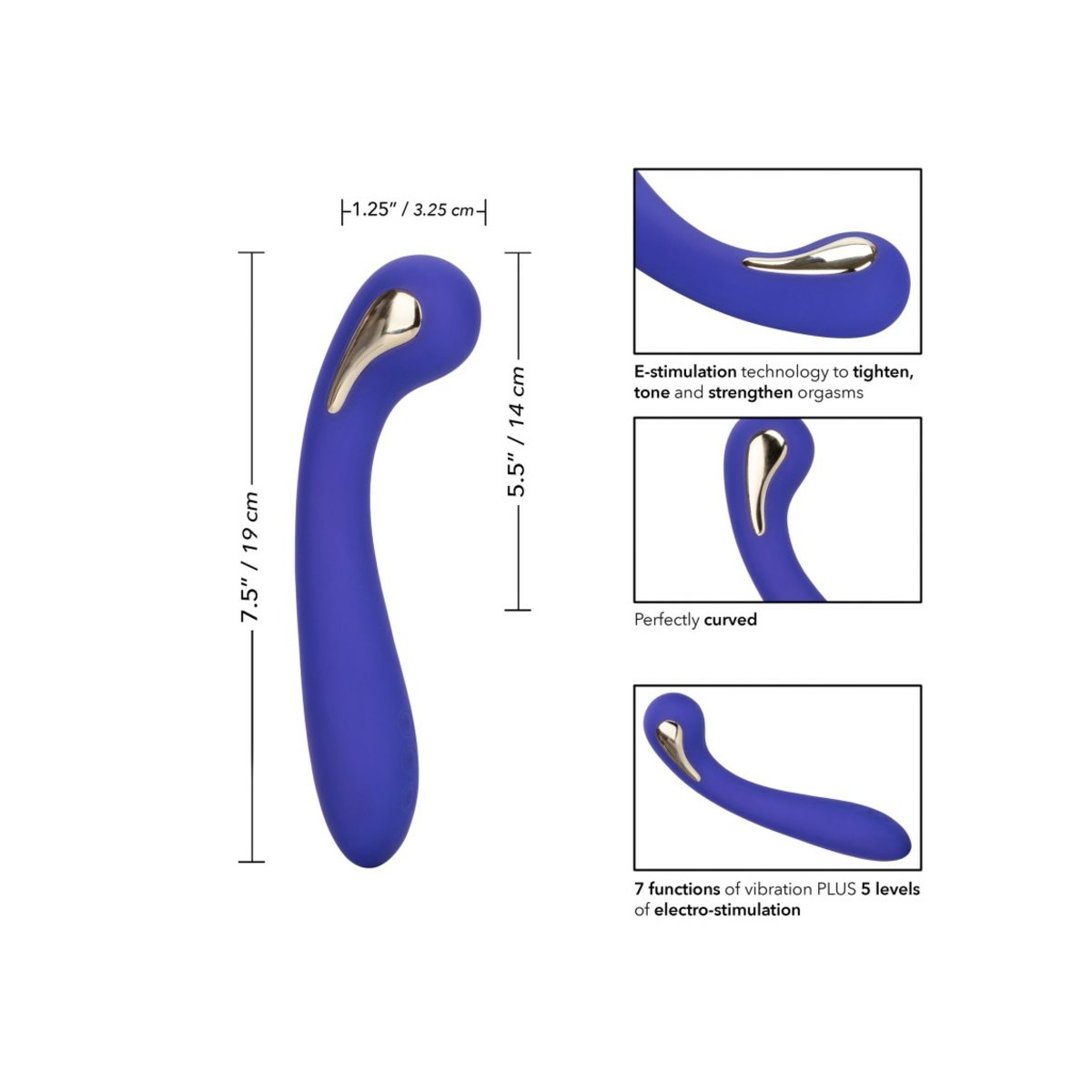 Cal Exotics Estim Petite G-Spot Wand Vibrator