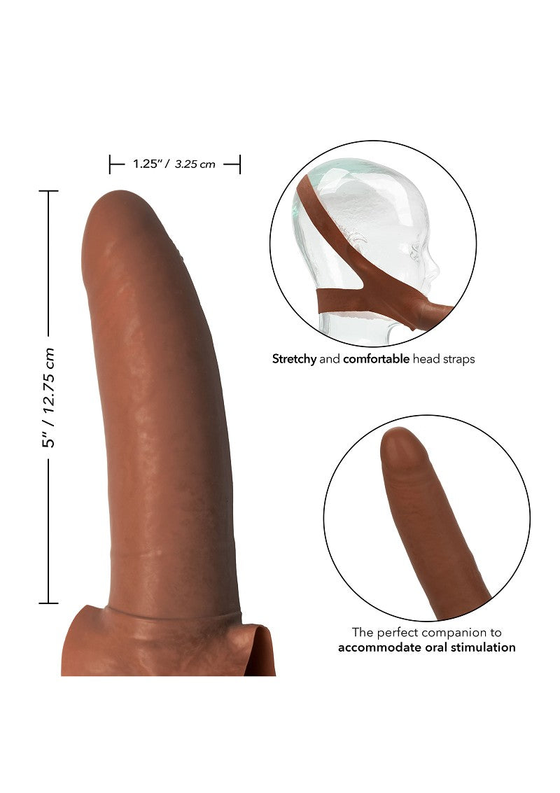 The Accomodator Chin Cock  Brown by Cal Exotics