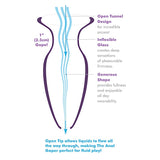 Anal Fantasy Elite Large Anal Glass Gaper-Clear