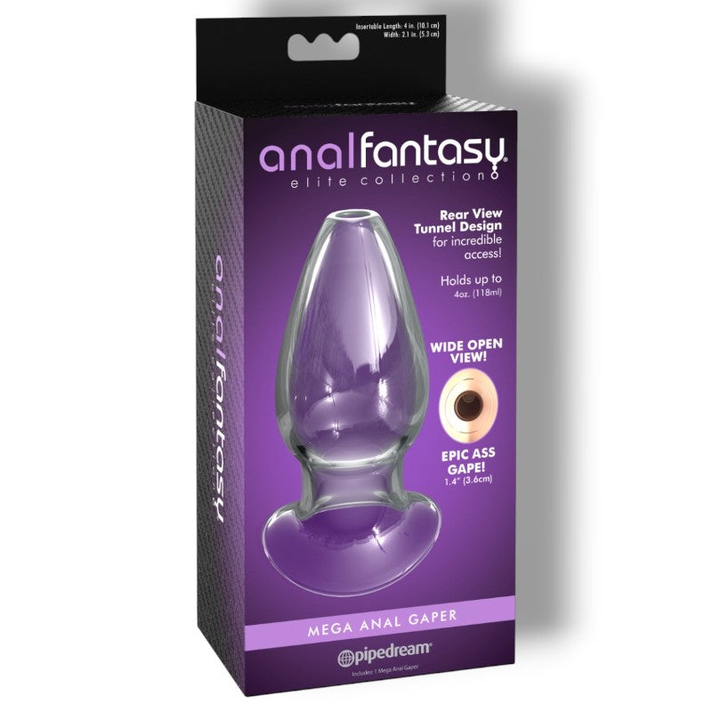 Anal Fantasy Elite Mega Anal Glass Gaper-Clear