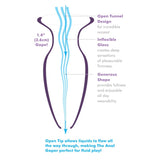 Anal Fantasy Elite Mega Anal Glass Gaper-Clear