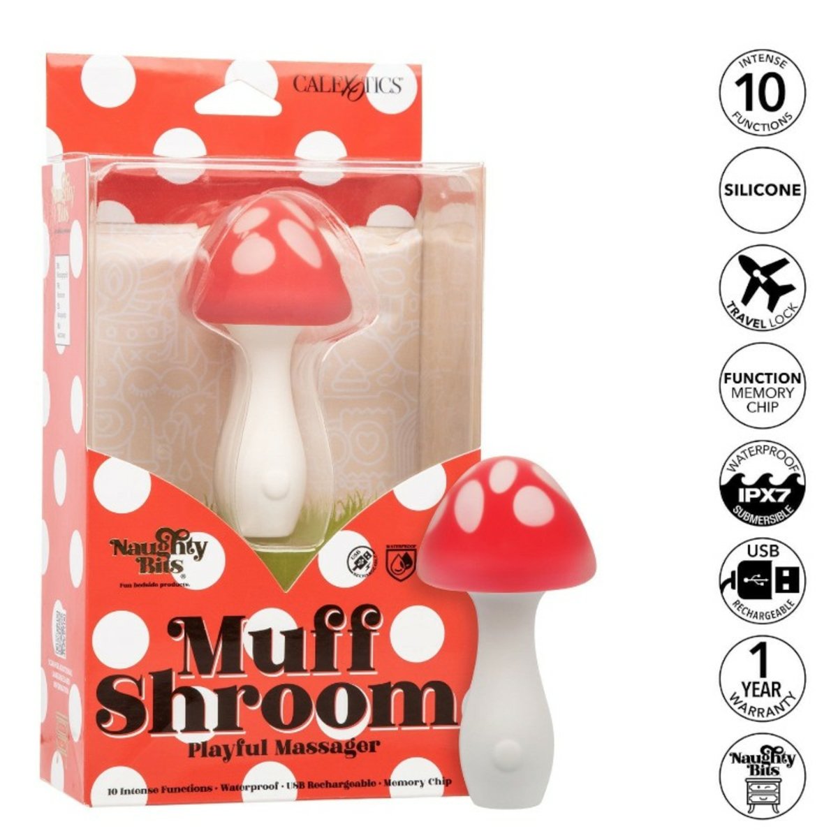 Muff Shroom Playful Massager