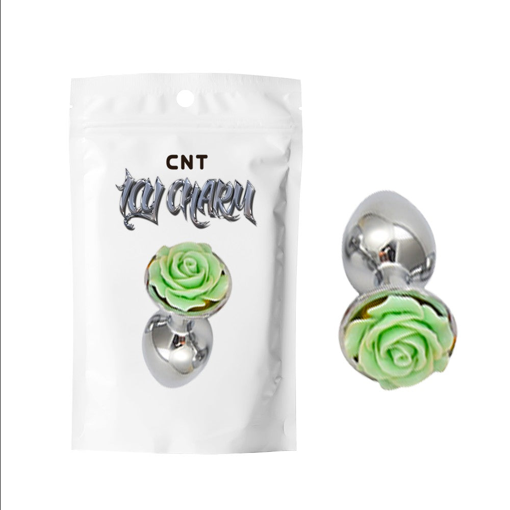 Flirt Rose Metal Plug Green