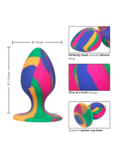 Cheeky Tie-Dye Butt Plug Medium