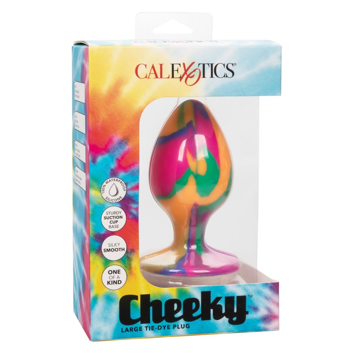 Cheeky Tie-Dye Butt Plug