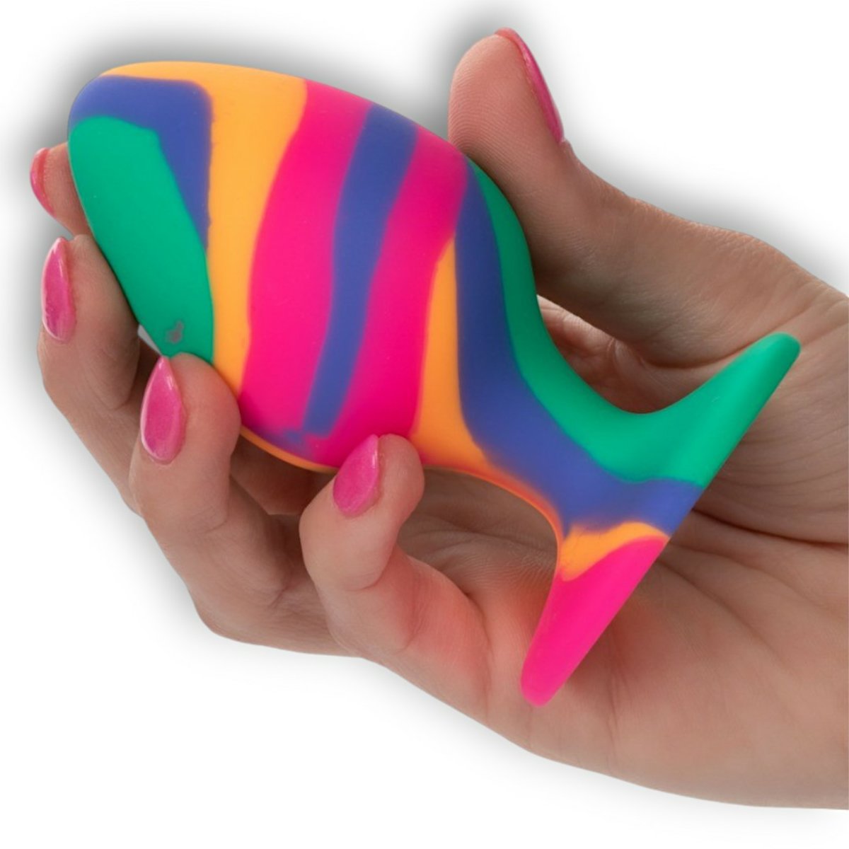 Cheeky Tie-Dye Butt Plug