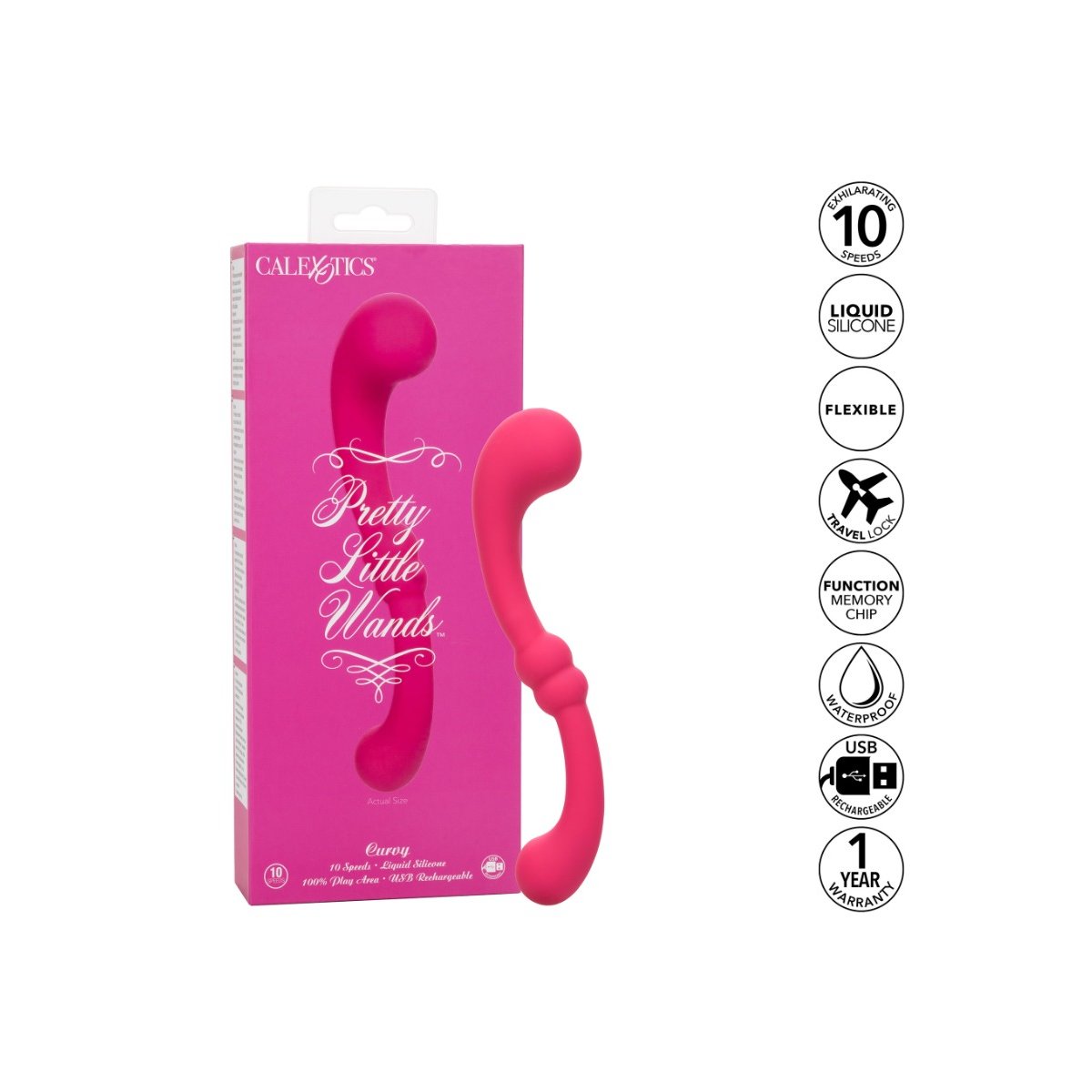 Pretty Little Wands Curvy - Double Ended