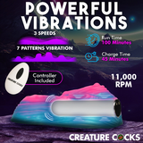 Creature Cocks Vulvaron Vibrating Silicone GrinderW/ Remote Control