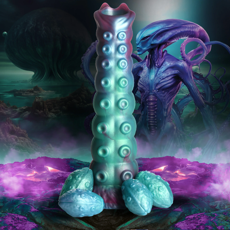 Creature Cocks 
Galactic Breeder Ovipositor 
Silicone Dildo
