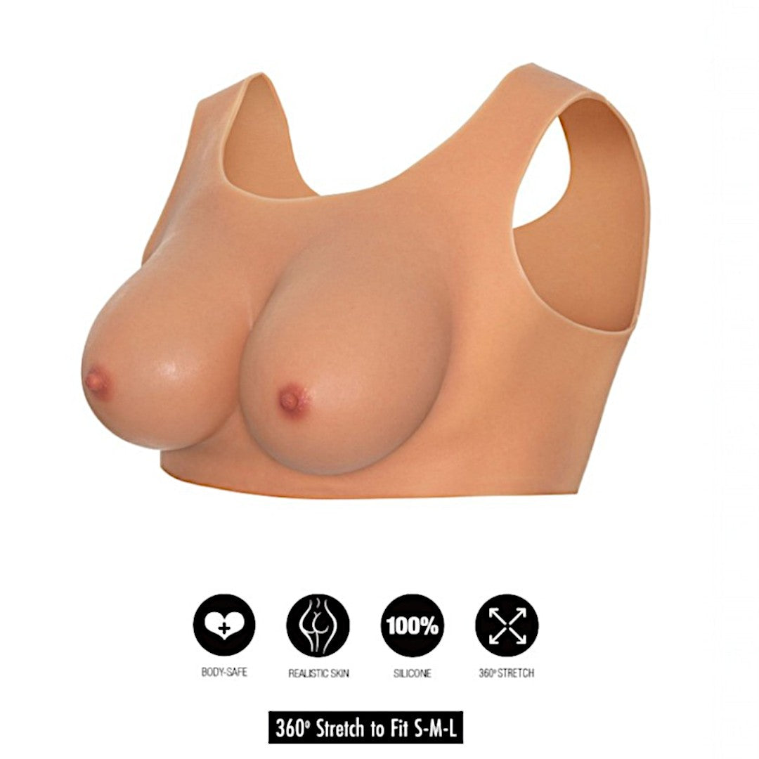 Alter Ego Breasts Vest Top With E-Cup