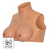 Alter Ego Breasts Crop Top With High Neck D-Cup