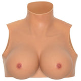 Alter Ego Breasts Crop Top With High Neck D-Cup