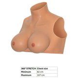 Alter Ego Breasts Crop Top With High Neck D-Cup