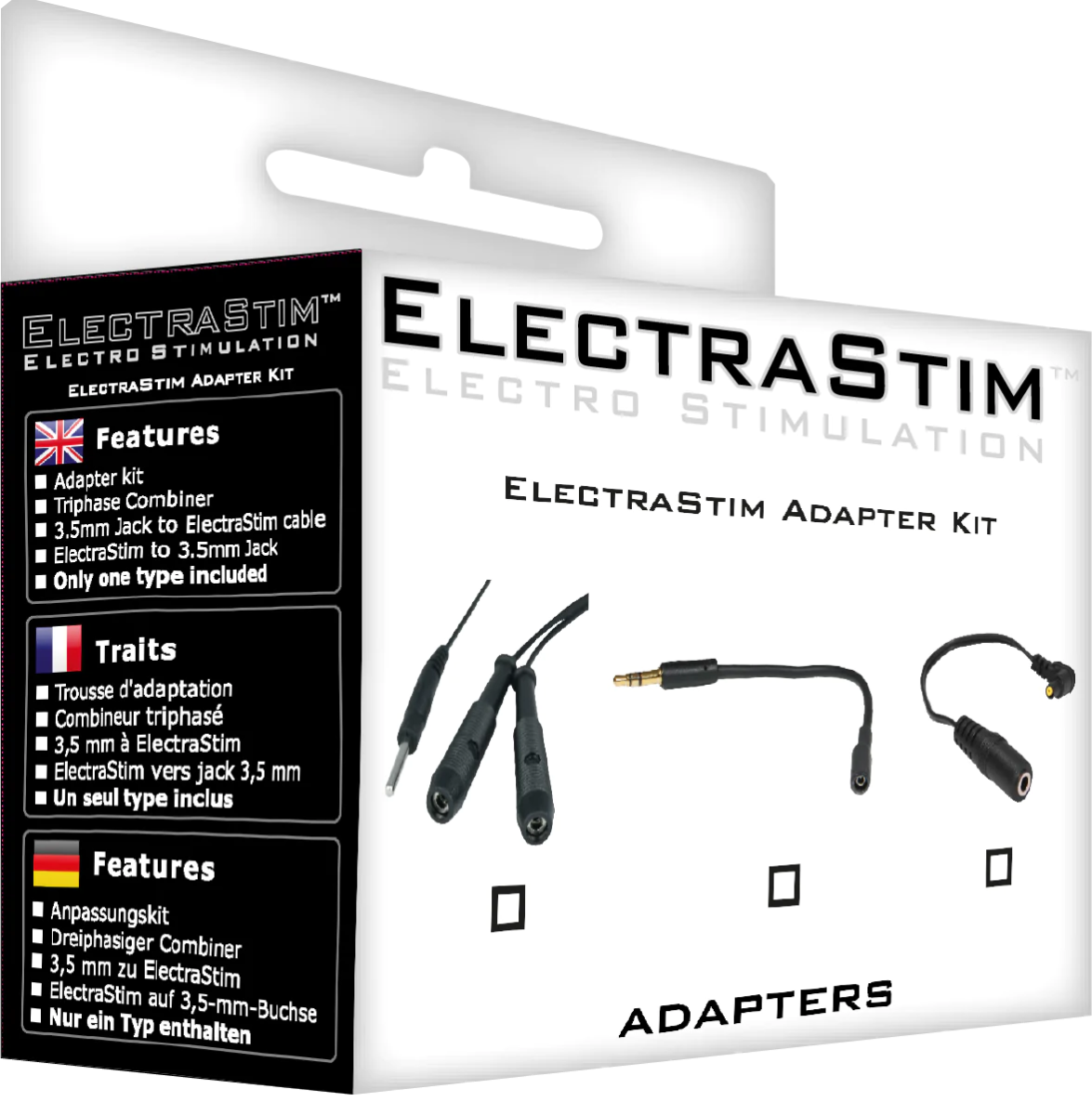 Adapter Kit-3.5mm To Electra Stim Standard Socket (Single Cable)