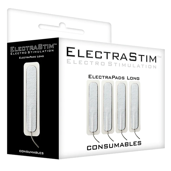 ElectraStim Long Self Adhesive Conductive Pads (4 Pack)