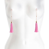 Bound Tassle Nipple Clamps Pink