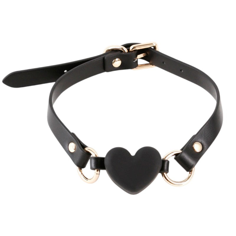 Fetish & Fashion Katherine Heart Gag Black