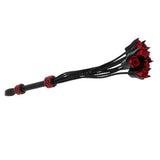 Hidden Desire Real Leather Roses Whip