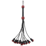 Hidden Desire Real Leather Roses Whip